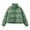 Green, variant on Black and Friday Clothing Sales Idoravan Women's Quilted Puffer Coat,Fashion Women Solid Stand-up Collar Cardigan Down Jacket Outerwear Padded Coat Beige S