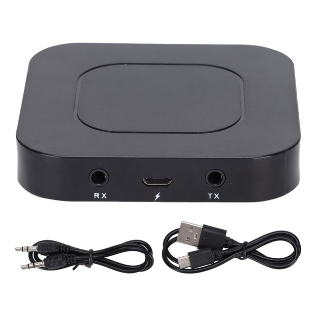 Receptor y transmisor Bluetooth inalámbrico BT-13 con cable de audio y cable de alimentación USB para sistema de audio en casa de TV