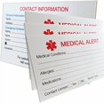 thumbnail image 2 of My Identity Doctor - 100 MyIDCards Medical Alert ID Card Thick 400lb Card Stock, 2 of 4