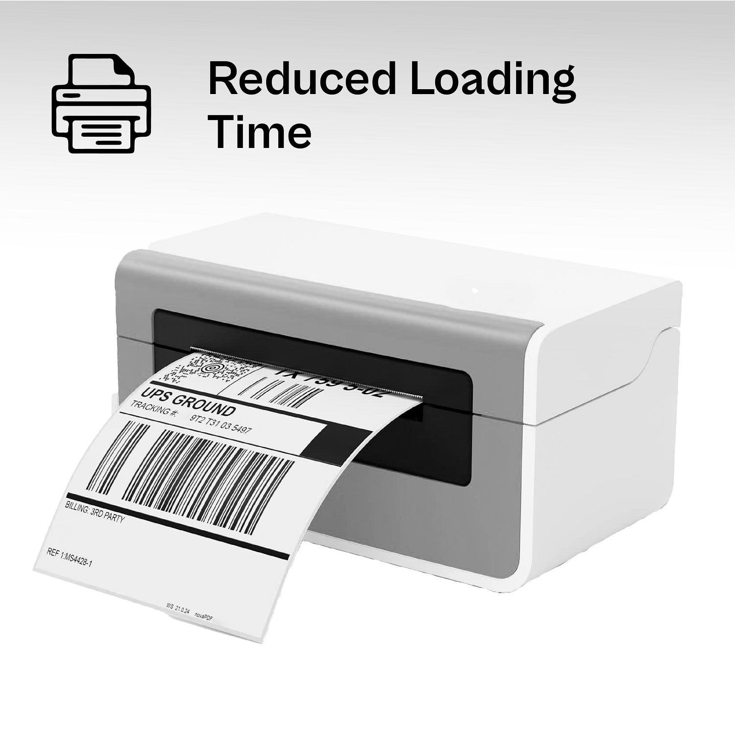 SSBM 4x6 Fanfold Thermal Transfer Labels, Must Have Thermal Ribbon (Not Included), 4000 Labels Total, 2 Stacks, 2000 Per Stack