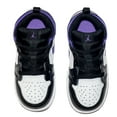 thumbnail image 4 of Toddler's Jordan 1 Mid Black/Dark Iris-White (640735 095) - 5, 4 of 6