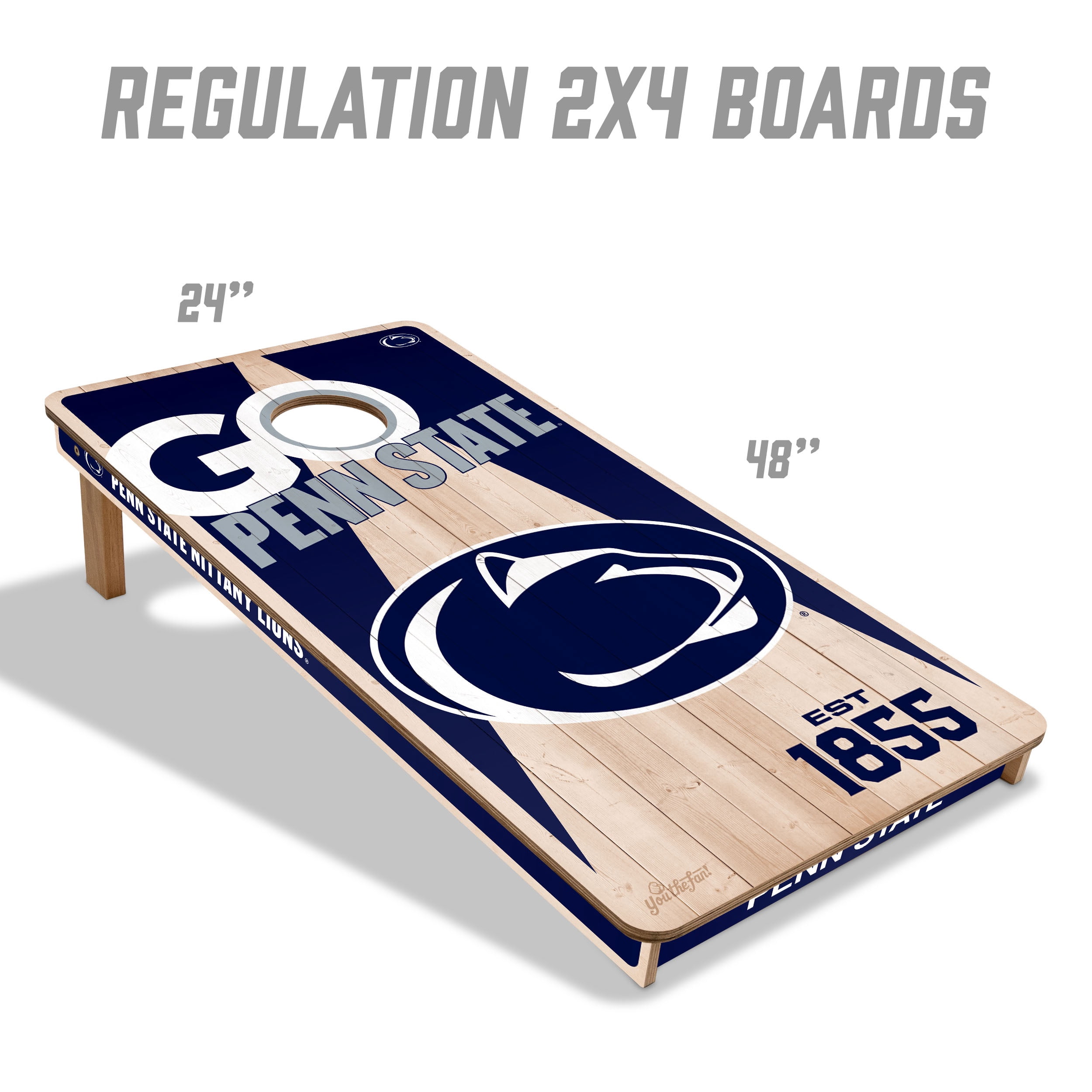 YouTheFan NCAA Penn State Nittany Lions 2' x 4' Cornhole Game
