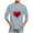 Light Blue #02, variant on Mens Shirts High-Quality Fabric Oversize Mens T-shirts Valentine's Day Love Print Mens Vintage Baseball Raglan 3/4 Sleeve Plain Casual Tee Basic Active T Shirts