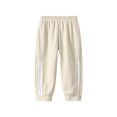 thumbnail image 2 of Fdqin Boys Sweatpants - 3 Pack Elastic Waisted Stripes Athletic Jogger Pants for Kids 3-12 Years, 2 of 7