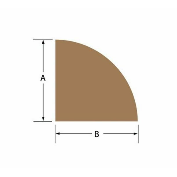Quarter Round Molding Small.375in.