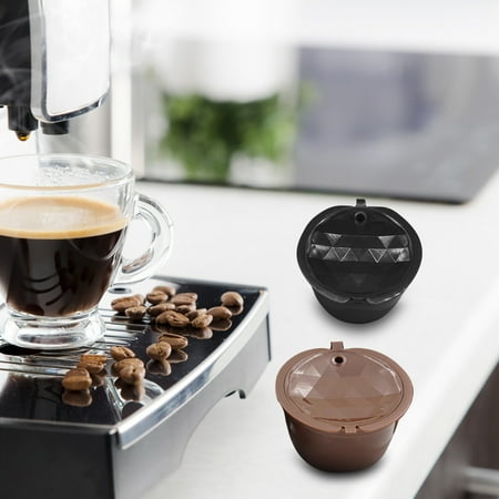 

Jiaroswwei Stainless Steel Refillable Coffee Machine Filter Capsule Cup for Dolce Gusto Set