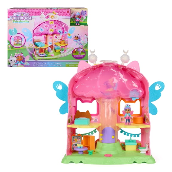 Gabby's Dollhouse Fairylandia Flutter Magic Fairy Playset, Ages 3