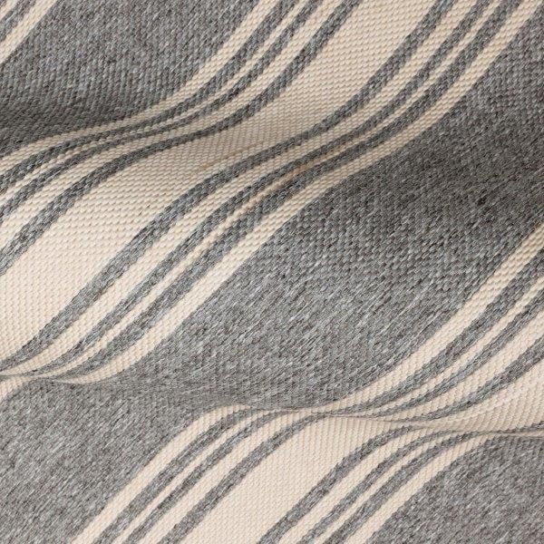 Better Homes & Gardens 2' x 3' Grey Diamond & Stripes Reversible Indoor/Outdoor Scatter Rug
