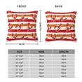 thumbnail image 2 of Pofeuu Red Lobster Print Double-sided plush pillowcase Square Throw Pillow Covers Pillows Cover for Living Room Bedroom Sofa Couch Cushion Cover（No pillow core）-12"x12", 2 of 7