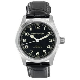 HAMILTON 自動巻き 腕時計 ブラック H70695735 ハミルトン カーキフィールドディディト H70695735 42mm