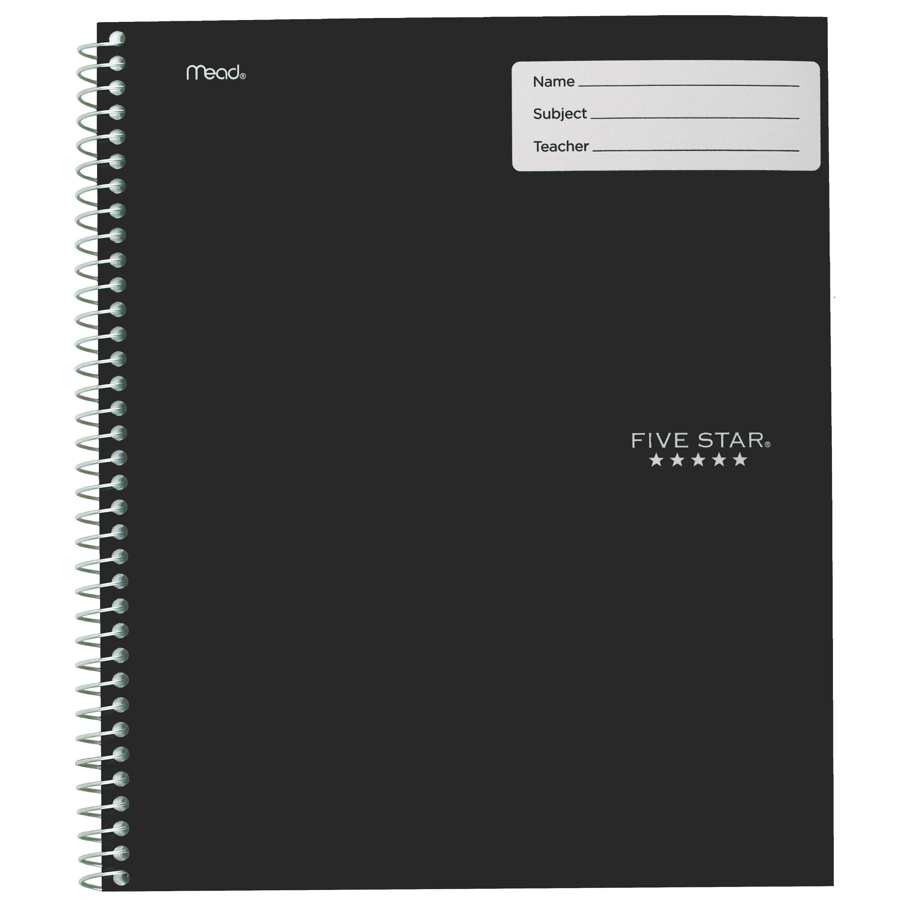 Five Star Interactive Notetaking Composition Book College Ruled Comp 1 Subject 