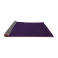 thumbnail image 2 of Ahgly Company Indoor Round Abstract Purple Contemporary Area Rugs, 5' Round, 2 of 4