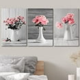 thumbnail image 3 of wall26 Canvas Print Wall Art Set Duotone Pink Rose Plant Flower Vases Nature Wilderness Photography Modern Art Floral Decorative Contemporary Relax/Calm for Living Room, Bedroom, Office - 24"x36, 3 of 5