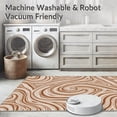thumbnail image 5 of ODIKA 8'x10' Machine Washable Non-Slip Area Rug, Rustic Brindle Effect Faux Fur High Traffic Rug, Brown, 284459, 5 of 7