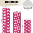 thumbnail image 4 of Pink Breast Cancer Kitchen Rugs Sets Of 3,Kitchen Runner Rugs Non Skid Washable,Decorative Kitchen Floor Mats for Kitchen,Sink,Laundry,17"x30"+ 17"x47" + 17"x59", 4 of 6