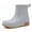 Gray, variant on Ladies' Thick Soled Fashionable Rain Boots Anti Rain Boots Outdoor Couple Style Fishing Car Washing Waterproof Short Tube Rain Rubber Shoes Gray 43
