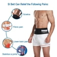 thumbnail image 2 of Cinturón de cadera sacroilíaco para hombres y mujeres que alivia el dolor ciático y lumbar, el soporte para la espalda proporciona soporte pélvico para la articulación SI, 2 of 5