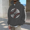 thumbnail image 1 of WILLBEST Sudaderas Navideñas para Hombre, Sudadera con Capucha y Estampado De Fútbol, Informal, Holgada, para Uso Diario, Cómoda, Cálida, con Forro, para Otoño e Invierno Chica, 1 of 3