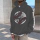 thumbnail image 1 of WILLBEST Sudaderas Navideñas para Hombre, Sudadera con Capucha y Estampado De Fútbol, Informal, Holgada, para Uso Diario, Cómoda, Cálida, con Forro, para Otoño e Invierno Chica, 1 of 3