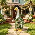 thumbnail image 5 of Nkmbld Porch Goose Clothes, Spring Goose Decor Lawn Gooses Clothes Geese Costume for 23" Cement Plastic Geese Statue for Garden Patio Yard Decoration, 5 of 6