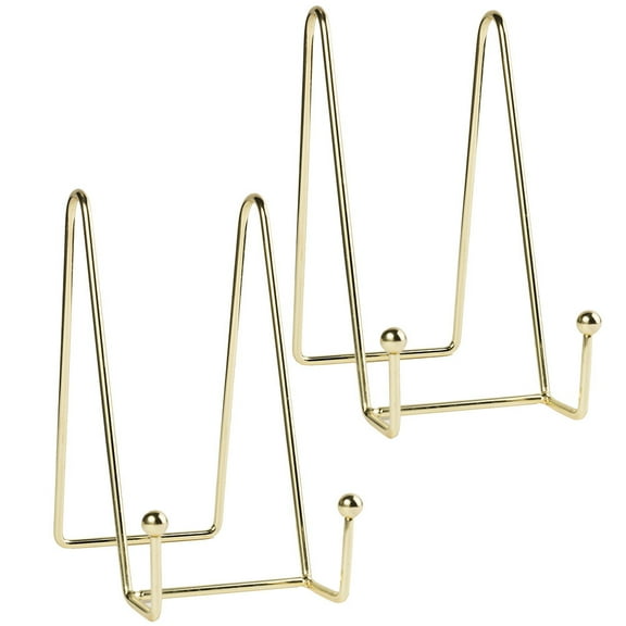 unbranded  Household Dish Holder Creative Plate Display Rack Vintage Decor Storage Golden