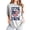 White, variant on HCYSFG Womens Summer Crew Neck Elbow Sleeve Tops July 4th Independence Day Flag Motif Tees 250th Anniversary T-Shirts