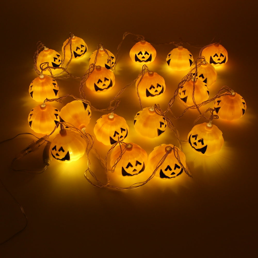 Jack O' Lantern Witch String Lights Table Decor Fall and Halloween