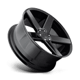 thumbnail image 2 of DUB 1PC Aluminum Rim S216 BALLER 26X10in Gloss Black Finish, S216260084+20, 2 of 3
