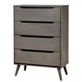 thumbnail image 2 of Furniture of America Belkor Wood 2-Piece Chest and Nightstand Set in Gray, 2 of 5