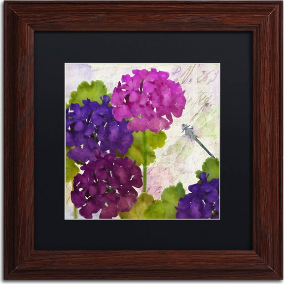 Trademark Fine Art "Gaia II" Canvas Art by Color Bakery, Black Matte, Wood Frame