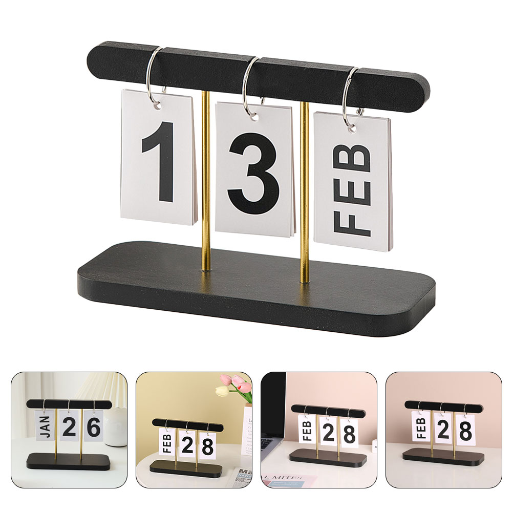 Hemoton Wooden Desk Calendar Perpetual Flip Calendar Vintage Calendar Desk Decor Accessory - Walmart.com Hemoton Wooden Desk Calendar Perpetual Flip Calendar Vintage Calendar Desk Decor Accessory - Walmart.com