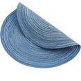 thumbnail image 4 of 4Pcs/6Pcs/8Pcs Round Braided Placemats Washable Cotton Polyester Round Placemats for Kitchen Dining Table Round Table Mats, 15 inch, 4 of 9