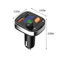 thumbnail image 3 of Bluetooth FM Transmitter for Car, Car Adapter with USB Charging, MP3 Player, Hands-Free Calling, Wireless In-Car Audio and Charging Device, 3 of 7