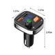 thumbnail image 3 of Transmisor Fm para Coche, Receptor de Mp3 Bluetooth, Compatible con Puertos Usb para Unidad Usb/Tarjeta Tf, 3 of 7