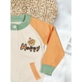 thumbnail image 2 of Baby Boys' Cartoon And Letter Pattern Contrast Color Cardigan, 2 of 3
