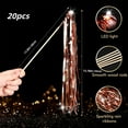 thumbnail image 2 of QZS Wedding Wands with LED,Light up Wedding Wands LED Streamers,20pcs Glittery Party Streamers for Birthday,New Year Party(Rose Gold), 2 of 6