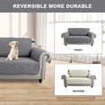 thumbnail image 6 of SHANNA 1/2/3 Seater Quilted Sofa Couch Cover Pad Water Resistant Slipcover Furniture Protector Pet Mat for Kids Dogs Pets（Gray）, 6 of 11