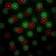 Vickerman X156622 Snowflake 6 Hour Timer 12 V Adapter Laser Light with Red, Green LED Lights