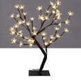 thumbnail image 1 of ZHAOCHENG Lámpara de mesa LED con luces de cerezo en flor, luces nocturnas USB, 1 of 5