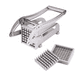 thumbnail image 1 of Cortadores De Verduras Y Papas Acero Inoxidable 2 Cuchillas Plata, 1 of 6