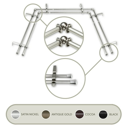 - 5/8 inch Double Bay Curtain Rod 20