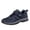 Dark Blue, variant on Men's Sport Shoes Lightweight S𝗅ip On Sneakers Non-S𝗅ip Outdoor Athlet𝗂c Shoes with H𝗈𝗈k and L𝗈𝗈p Closure, Comfortable Wide Width Workout Shoes Breathable Soft Sole Hiking Shoes