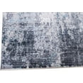 thumbnail image 6 of HR- Bohemian Chic Vintage Distressed 2 x 3 Area Rug Floorcover Leno Weave Abrash Design Novelty Rug Blue and Multi Color, 6 of 9