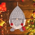 thumbnail image 4 of Calendario de Adviento de Navidad perfecl colgante decoración de árbol no tejido gris 24 días, 4 of 8