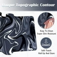 thumbnail image 4 of Abstract Fluid Marbled Gaming Mousepad, Big Desk Mat, Mousepad, Computer Mat for Desk, XL Mouse pad, Large Mouse Pad for Desk, 31.5 x 11.8 in Office Supplies Accessories - Black White, 4 of 6