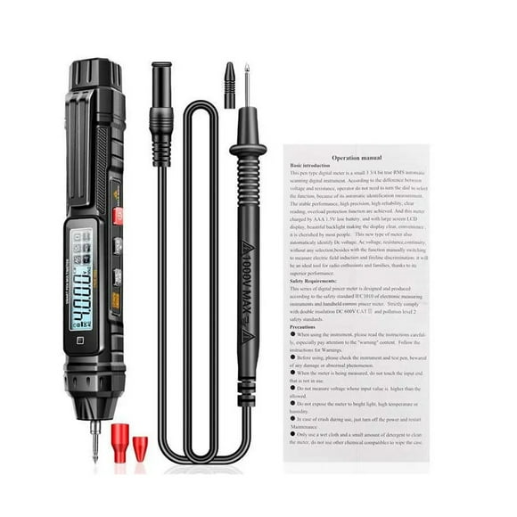 ANENG A3005 Digital Intelligent Professional Multimeter Sensor Pen Phase Sequence Tester AC Voltage Meter Non-Contact Voltmeter Electric Tool