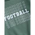 thumbnail image 5 of Child Girls Boys Football Print Pullovers Long Sleeve Round Neck Fall Sweatshirts, 5 of 8