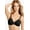 Black, variant on Wacoal Women's Body Unlined Front Close Underwire Racerback Bra, White, 34DD