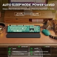 thumbnail image 4 of Wireless Keyboard & Mouse Set – Retro Round Keycaps, Detachable Wrist Rest, 2.4GHz Cordless Connection for Mac/Windows/PC, 4 of 8