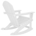 thumbnail image 4 of Keller HDPE Plastic Outdoor Rocking Chair in White, 4 of 6
